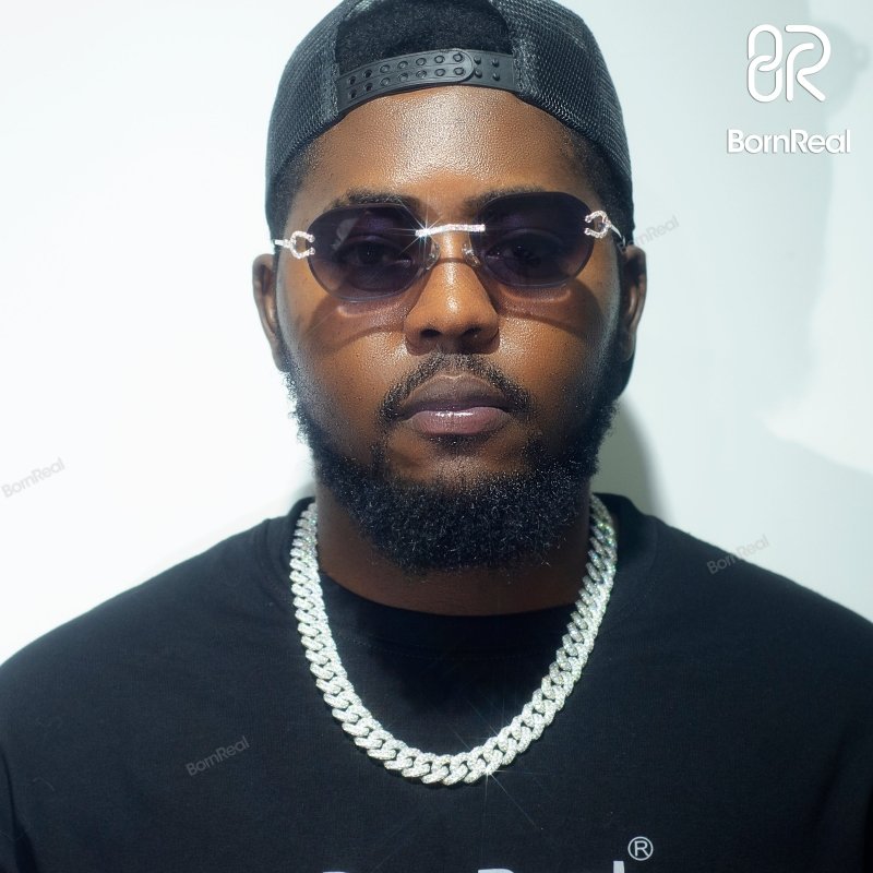 Vvs D Color Moissanite Sunglasses 18K Gold