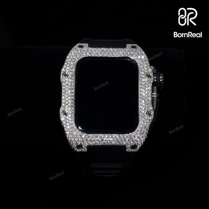 Vvs Moissanite Diamond Apple Watch Case