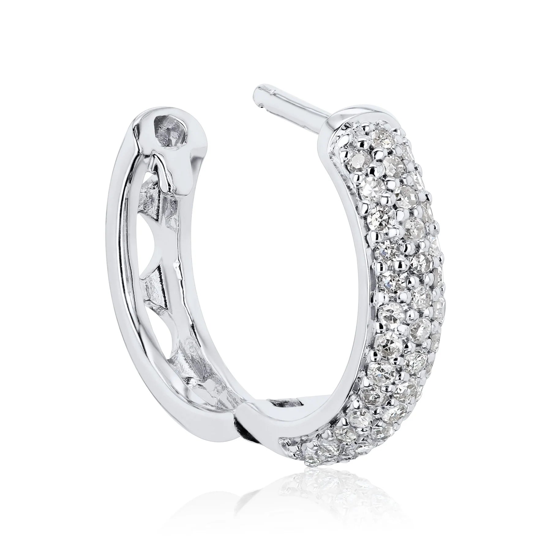 VVS Moissanite Diamond Hoop Earrings For Women