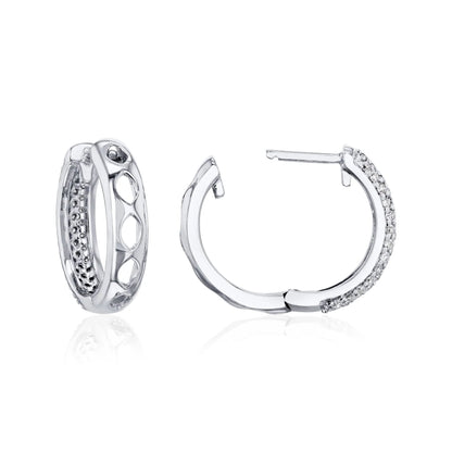 VVS Moissanite Diamond Hoop Earrings For Women