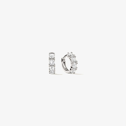 VVS Moissanite Diamond Hoop Earrings For Women