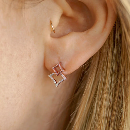 VVS Moissanite Diamond Kite Earrings For Women