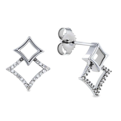 VVS Moissanite Diamond Kite Earrings For Women