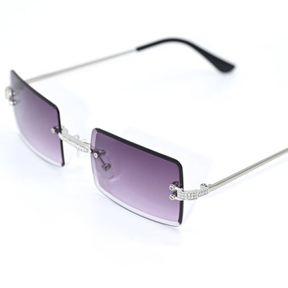 VVS Moissanite Diamond Sunglasses 18K Gold
