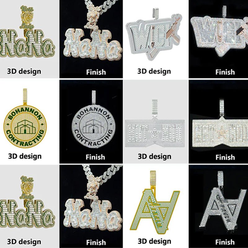 $200 Start Custom Pendant Design Within 24 Hours Out Of The Design Bornreal Jewelry - Bornreal Jewelry