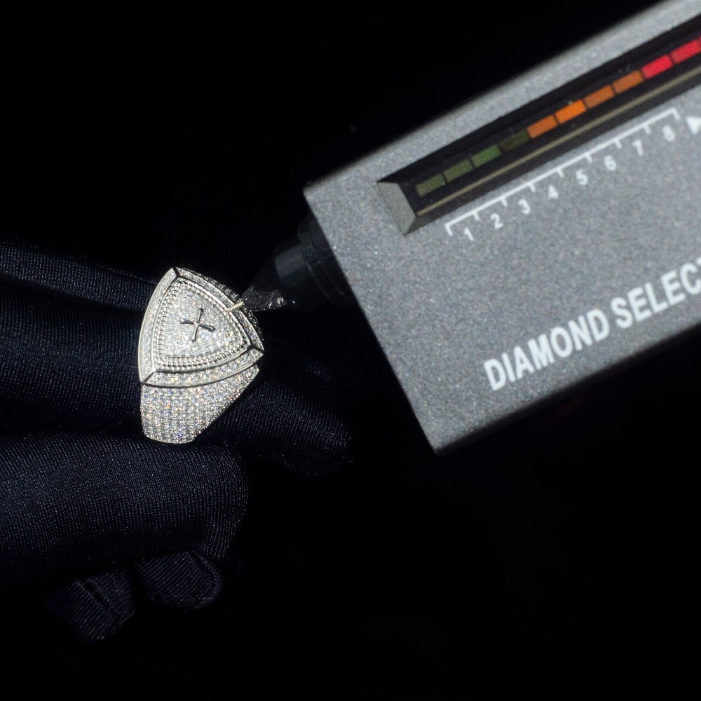 Custom Hip Hop Rings 925 Silver VVS Moissanite Diamomd Bornreal Jewelry - Bornreal Jewelry
