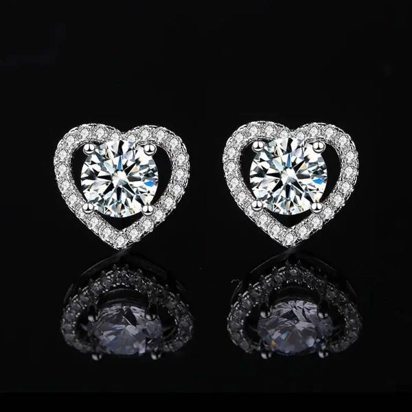 Anti-allergic High-Quality VVS Moissanite Diamond Mens Cluster Earrings For Gift Bornreal Jewelry - Bornreal Jewelry