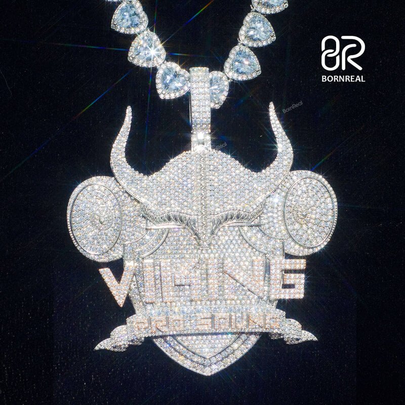 "Artist Designs " Custom Full Iced Out VVS Moissanite Diamond Pendant
