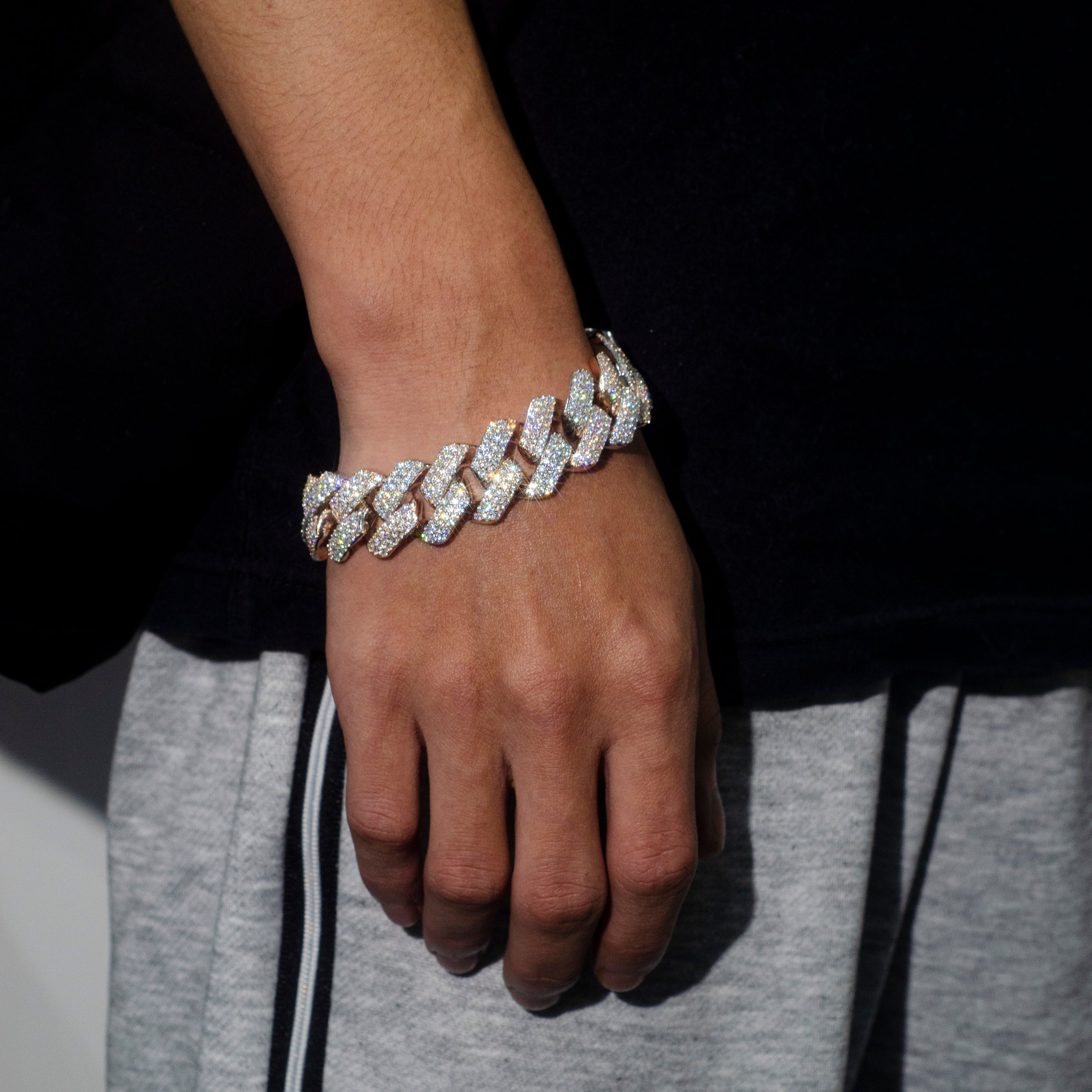 Men's Silver Bracelet - Cuban Silver Bracelets For Men | By Twistedpendant